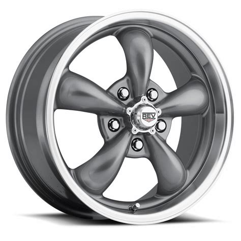 1964-73 Mustang Classic Wheel (Anthracite, 15 x 6 with 3.5” Backspace)