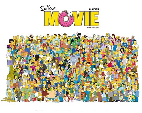 HD wallpaper: the simpsons, characters, the simpsons movie | Wallpaper Flare