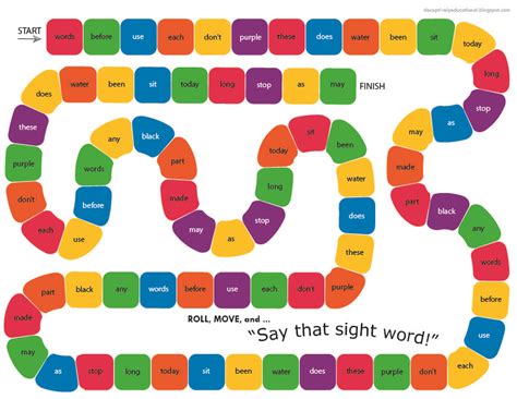 Relentlessly Fun, Deceptively Educational: Super Simple FREE Printable Sight Word Game