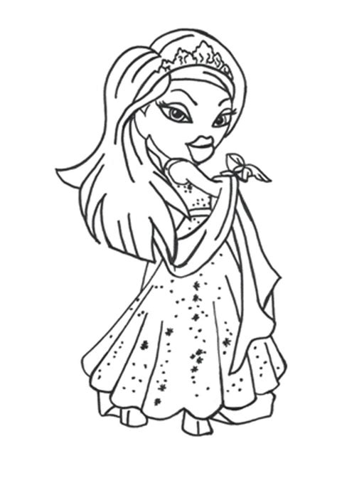 Free Printable Bratz Coloring Pages For Kids