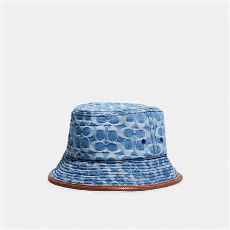 COACH® | Signature Denim Bucket Hat