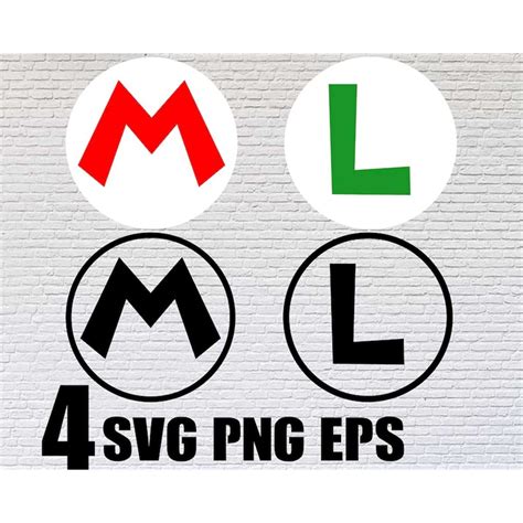 Mario and Luigi Logo Svg Png Eps - Inspire Uplift