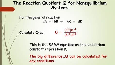 Chem 2 - Chemical Equilibrium VII: The Reaction Quotient Q for Non-eq…