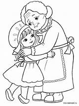 Grandma coloring Pages Free Printable sketch template