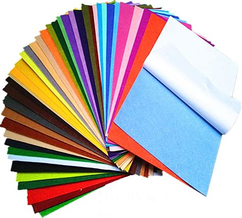 Amazon.com: Jtnohx Self Adhesive Felt Sheets, 8x12 Inches Felt with ...