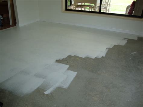 Painted Concrete Floors – Paint Me White