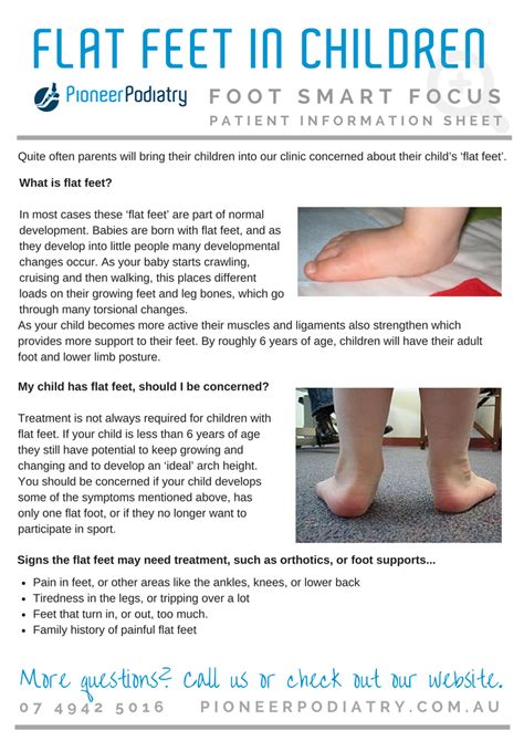 Pioneer Podiatry - Portal Flat Feet in Kids