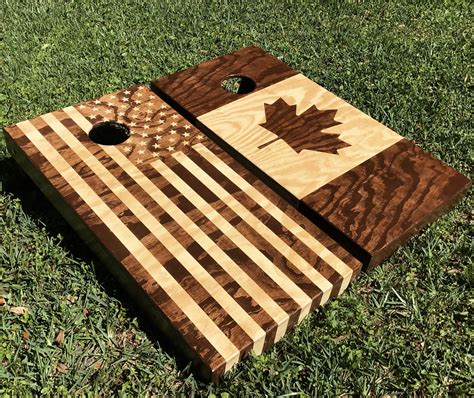 CUSTOM Cornhole boards almost any flag Canada America