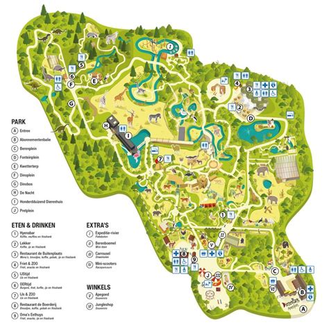 Plattegrond | DierenPark Amersfoort | Dierenpark, Plattegrond, Dierentuin