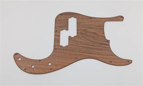 Walnut Solid Wood Pickguard for Us/mex Fender 5 String Standard Precision Bass - Etsy