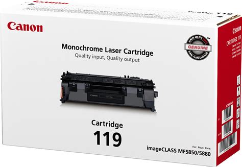 Best Buy: Canon 119 Toner Cartridge Black CRG119