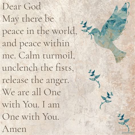 Prayer: Peace and Calm - Prayables