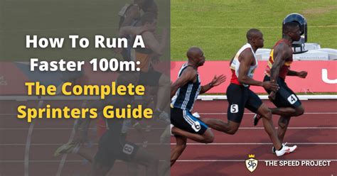 100m Sprints Training Program | EOUA Blog