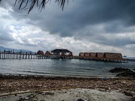 View of the Beach when it Rains in the Afternoon, One of the Beautiful ...