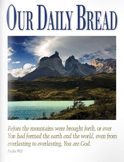 The new "Our Daily Bread" is now available | ORDINARY PEOPLE SERVING AN EXTRAORDINARY GOD