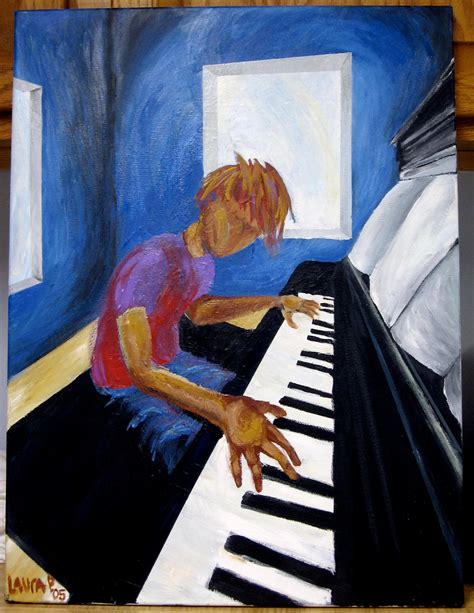 painting the piano man by Lauraphay on DeviantArt