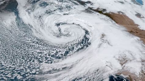 Fierce cyclone deluges the West Coast, satellite footage shows | Mashable