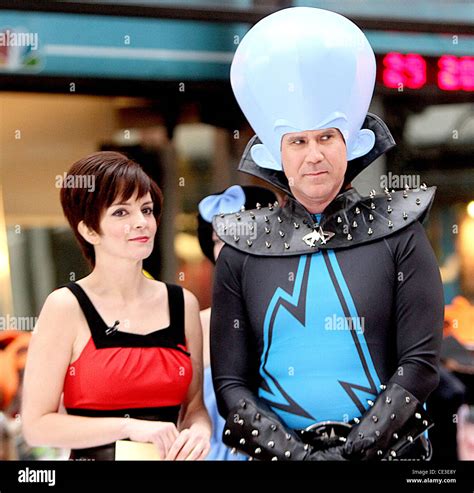 Tina Fey and Will Ferrell dressed as their characters in 'Megamind' NBC ...