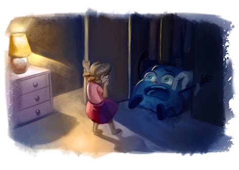 ArtStation - The monster in the closet