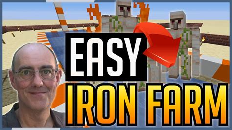 Easy Super Fast Iron Farm - Survival Minecraft Iron Golem Farm 1.15, 1. ...