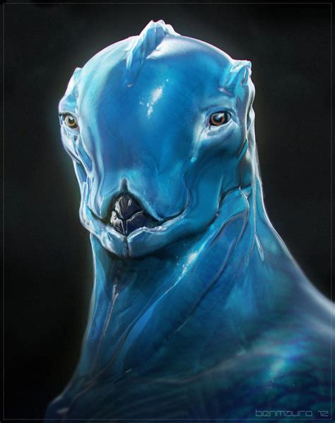 BLUE - Hero, Ben Mauro | Alien concept art, Alien creatures, Alien design