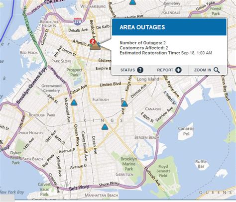 Outage map in the State of New York [conEdison, 2015] | Download Scientific Diagram