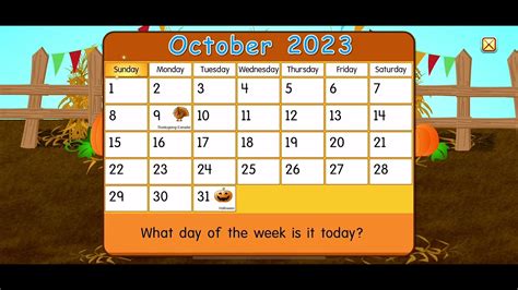 Starfall Calendar October 1, 2023 - YouTube