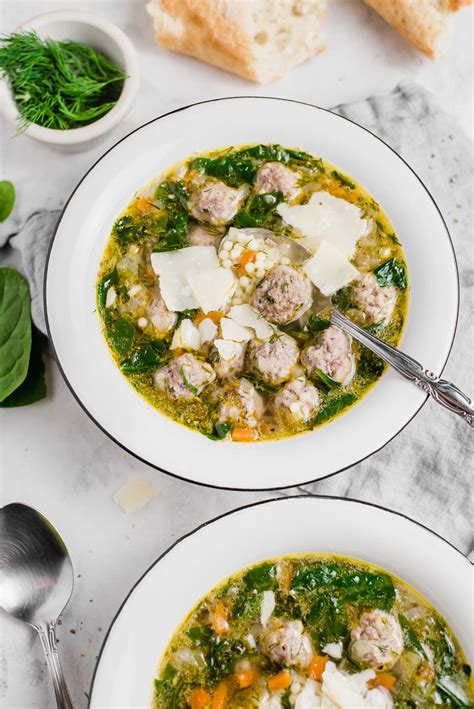 Hearty Italian Wedding Soup - GastroSenses