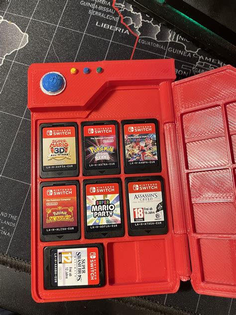 Free STL file Pokédex Game Cartridge Holder for Nintendo Switch 🎲・3D ...