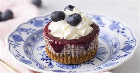 Mini Blueberry Cheesecakes - Preppy Kitchen