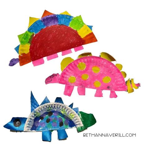 Dinosaur Paper Plate Craft