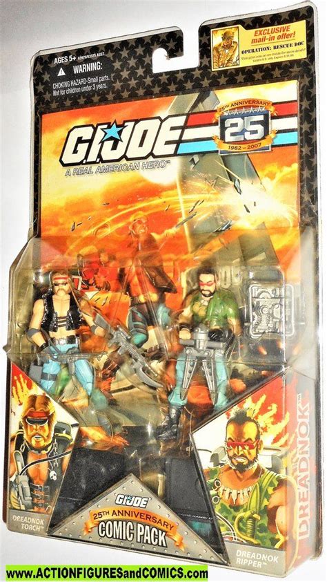 gi joe TORCH RIPPER 2007 25th anniversary dreadnoks comic pack moc | Gi joe, 25th anniversary ...