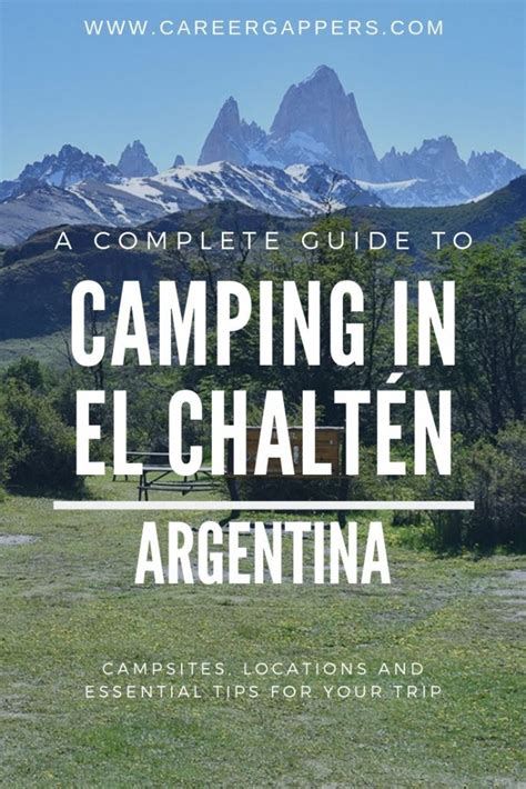 Camping in El Chaltén | sites and essential tips [2019] - Career Gappers