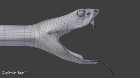 3D model realistic snake - TurboSquid 1277884