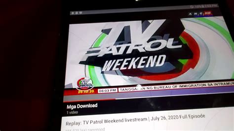 TV Patrol Weekend Obb Short Version 2020 - YouTube