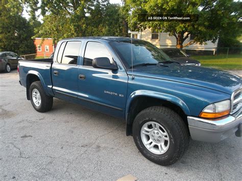 2002 Dodge Dakota Slt Crew Cab Pickup 4 - Door 4. 7l