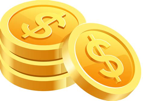 gold coin money symbol icon 19051628 PNG