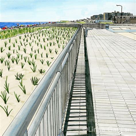 Giclee Print of Far Rockaway Boardwalk - Etsy