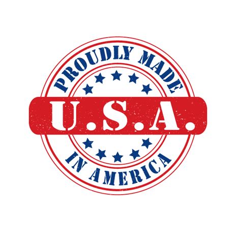 Made in USA Logo Design — Vector, Royalty-Free