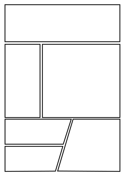 Comic book template printable - locedjungle