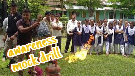 awareness mock drill of fire service - YouTube