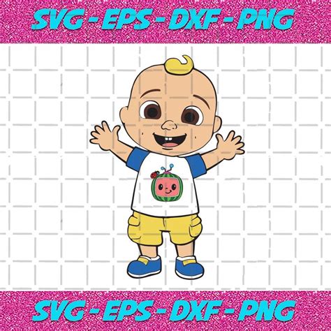 Cute Cocomelon JJ Svg Trending Svg Cocomelon JJ Svg JJ Svg Cute JJ Svg ...