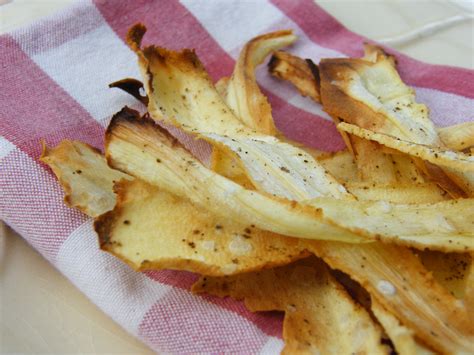 Home-Baked Honey Parsnip Crisps - Tinned Tomatoes