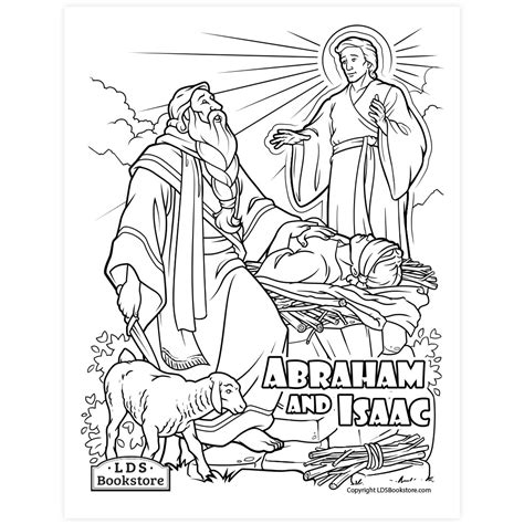 Printable Abraham And Isaac Coloring Page