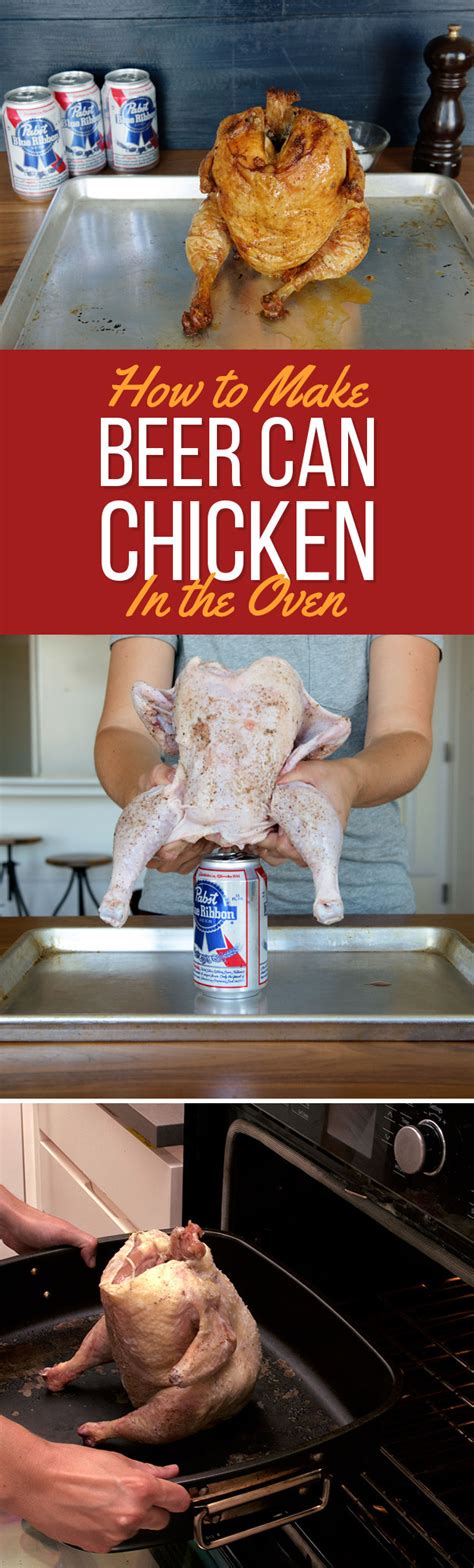 Here's How To Make Beer Can Chicken In Your Oven