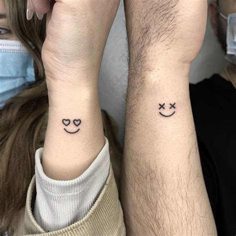 25 Romantic & Small Matching Tattoos for Couples - Small Tattoos & Ideas