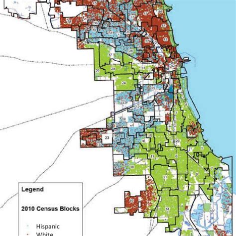 Chicago ward map circa 1960 (Panel A) and effective 2015 (Panel B ...