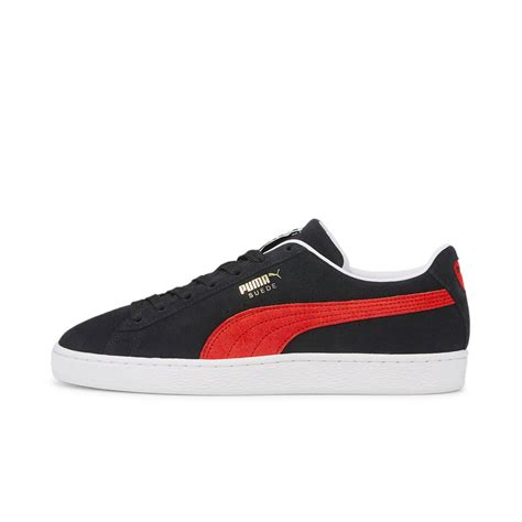 Puma Shoes Black And Red