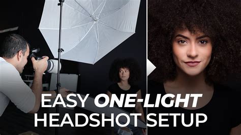 The Easiest One-Light Setup for Professional Headshots | Master Your Craft | Headshots ...