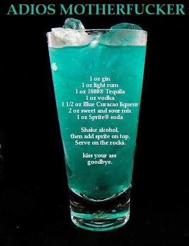 AMF recipe | Alcoholic drinks, Drinks, Fun drinks